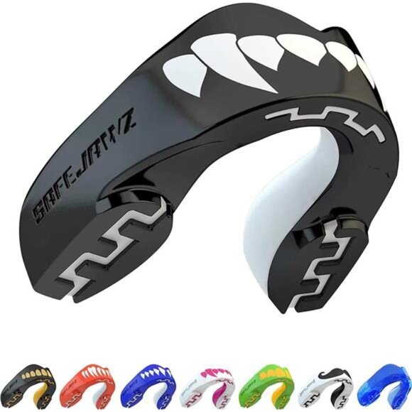 Sports Mouthguard, Dual Layer Premium Mouth Guard with Case for  Basketball - Picture 1 of 7